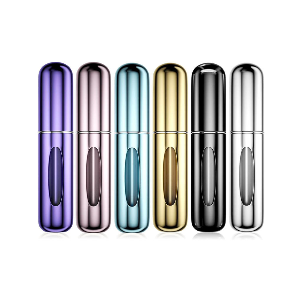 Set 6 Atomizzatori Profumo Ricaricabili 5ml Portatili
