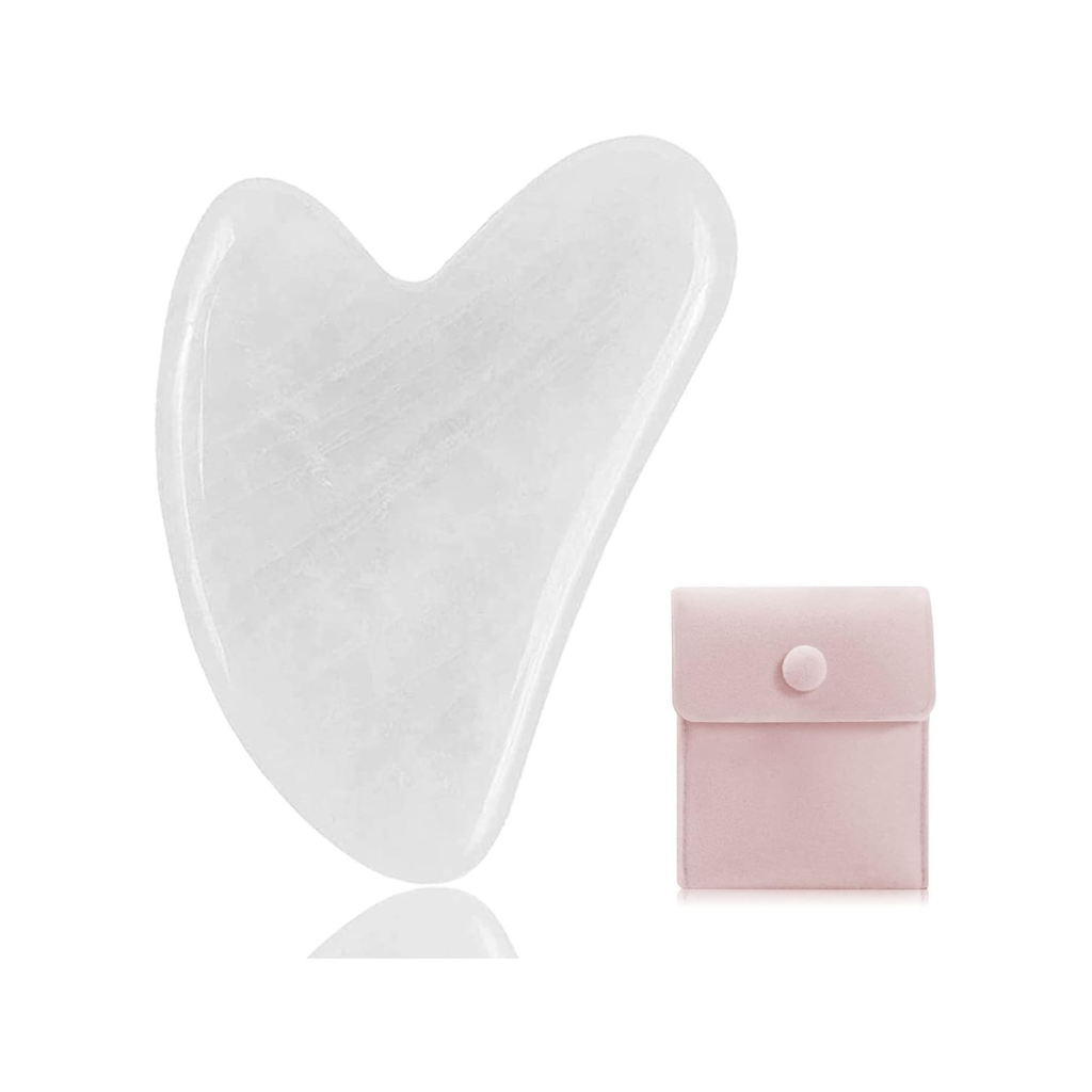 Gua Sha in Giada Bianca – Anti-Rughe e Massaggio Viso e Corpo