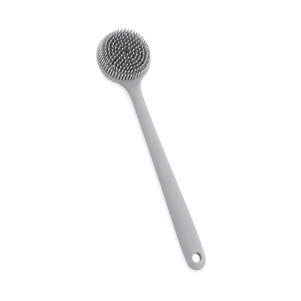 Spazzola Doccia in Silicone 37.5cm Doppia Faccia – Pulizia e Massaggio