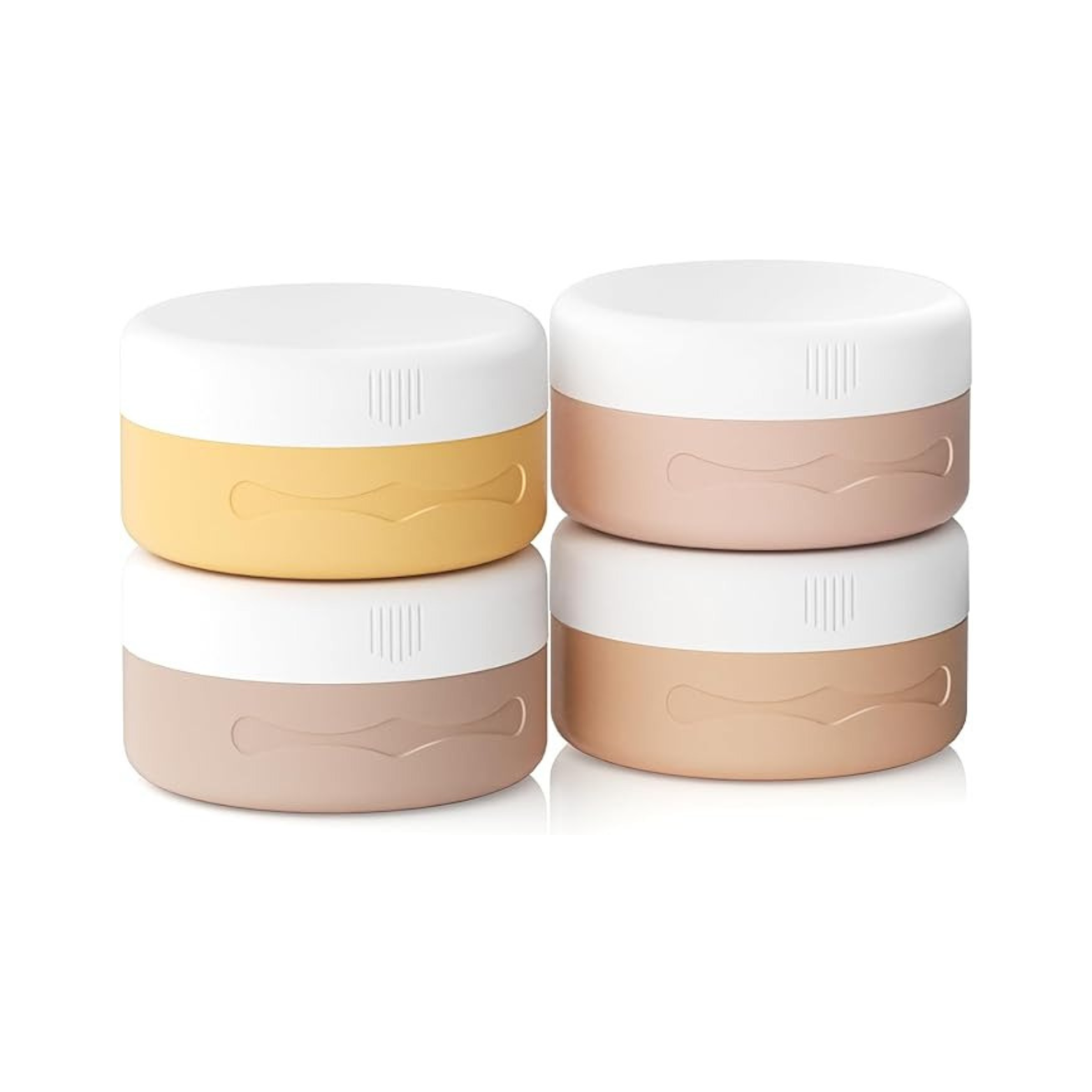 Vasetti da Viaggio in Silicone 40ml per Creme e Cosmetici