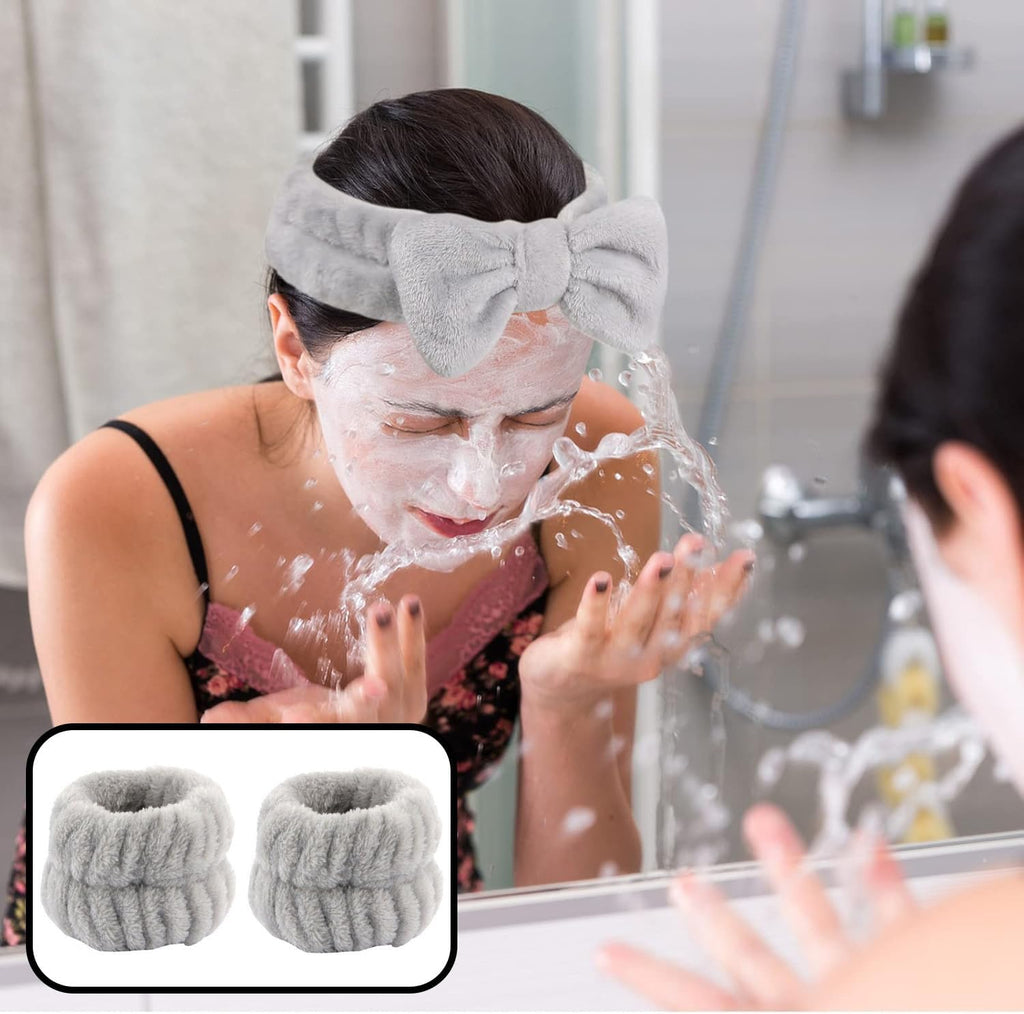 Set 6 Polsini Assorbenti per Lavaggio Viso e Capelli