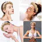 Bandeau Spa pour le Lavage du Visage Set de Poignets