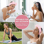 Set 16 Accessori Capelli e Skincare – Fascia, Polsini e Clip