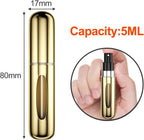 Set 6 Atomizzatori Profumo Ricaricabili 5ml Portatili