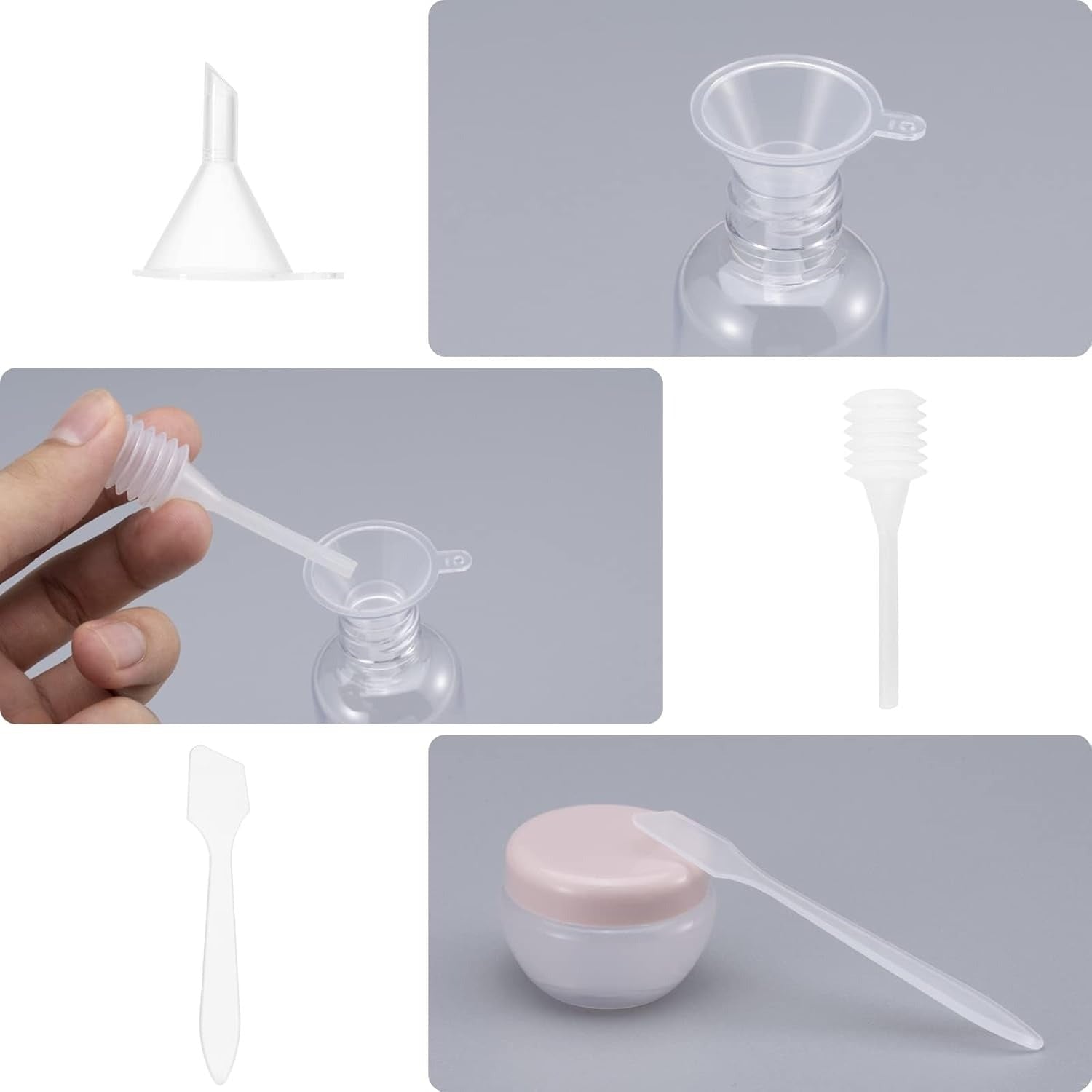 Kit da Viaggio 11 Pezzi Flaconi e Contenitori 30-80ml