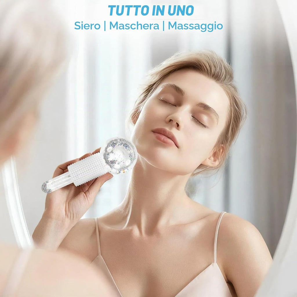 Set 2 Sfere Ice Roller Viso e Occhi Anti-Gonfiore