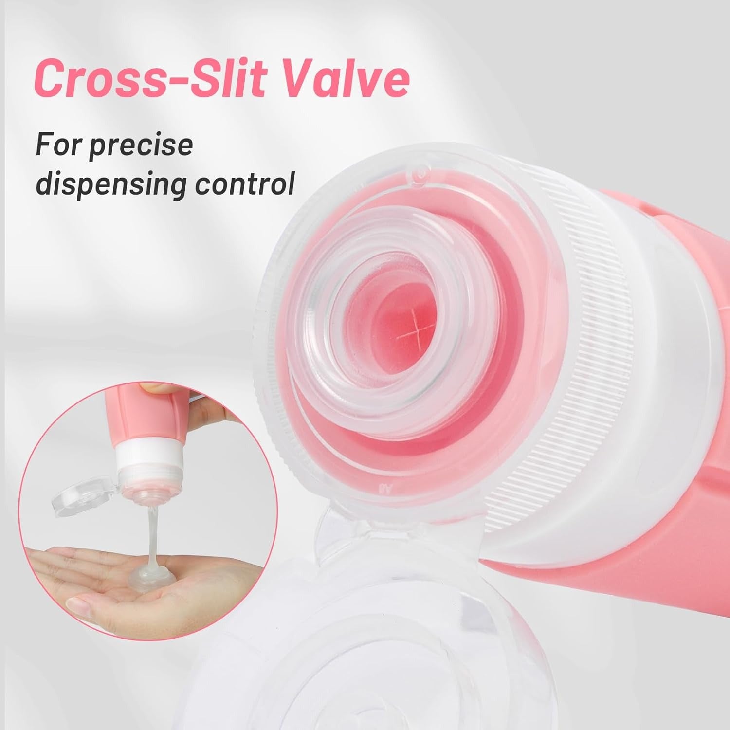 Set 4 Flaconi da Viaggio in Silicone 100ml Ricaricabili Anti-perdita