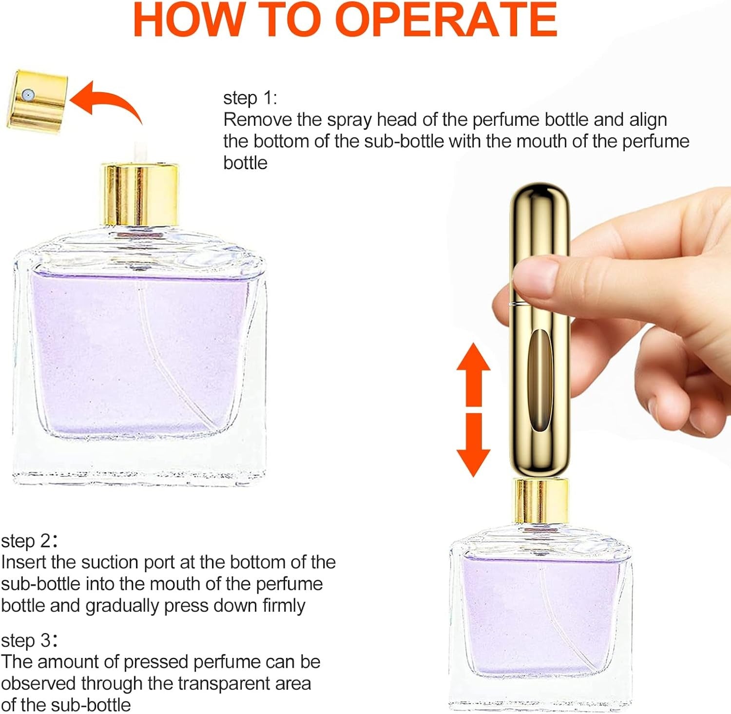 Set 6 Atomizzatori Profumo Ricaricabili 5ml Portatili