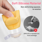Set 4 Flaconi da Viaggio in Silicone 100ml Ricaricabili Anti-perdita
