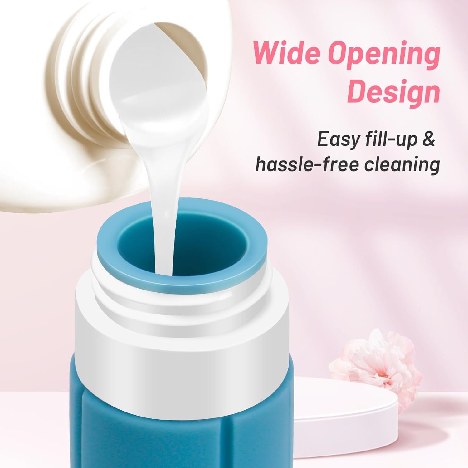 Set 4 Flaconi da Viaggio in Silicone 100ml Ricaricabili Anti-perdita